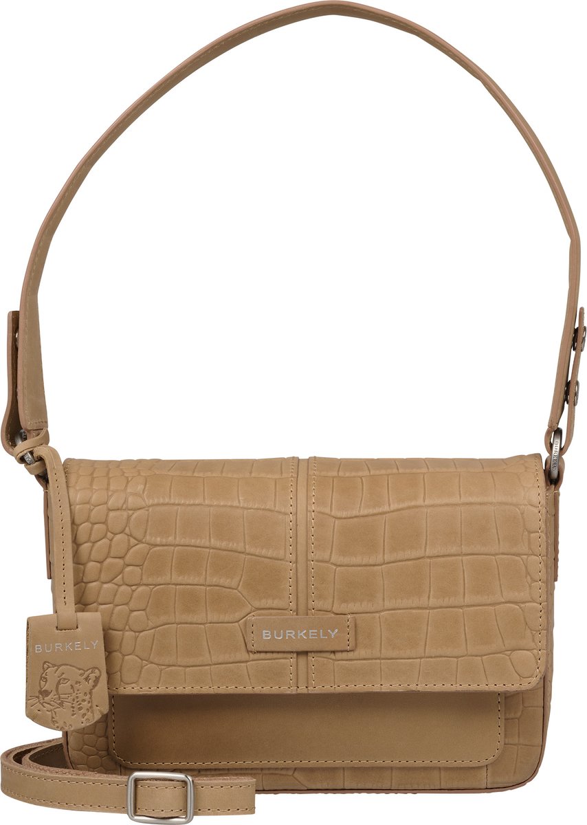 BURKELY Cool Colbie Dames Shoulder Satchel - Nude