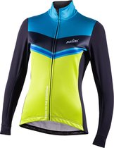 Nalini - Dames - Fietsjack winter - Winddicht Warm Wielrenjack - Blauw - Groen - ASFALTO LADY JKT - XL