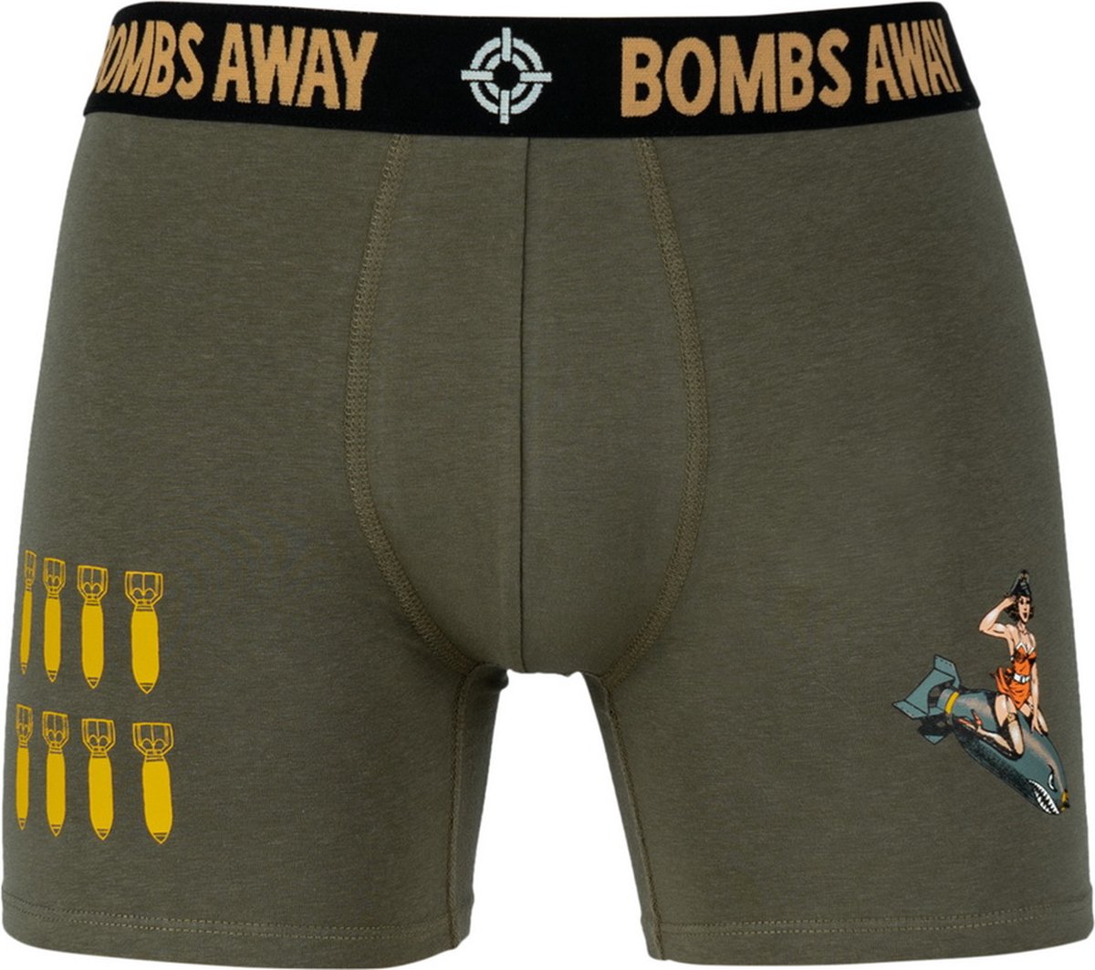 Fostex Boxershort Bombs Away Groen