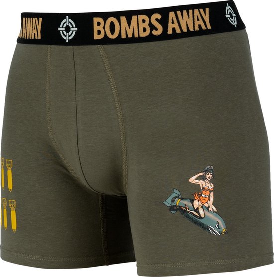 Fostex Boxershort Bombs Away groen XXL