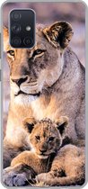Coque Samsung Galaxy A51 - Lionne - Lion - Cub - Siliconen