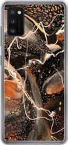 Geschikt voor Samsung Galaxy A41 hoesje - Verf - Design - Abstract - Siliconen Telefoonhoesje