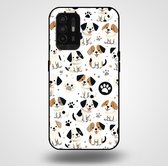 Smartphonica Telefoonhoesje voor OPPO A94 5G met honden opdruk - TPU backcover case honden design / Back Cover geschikt voor Oppo A94 5G