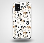 Smartphonica Telefoonhoesje voor Samsung Galaxy A51 5G met honden opdruk - TPU backcover case honden design / Back Cover geschikt voor Samsung Galaxy A51 5G