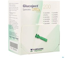 Glucoject Lancets Plus 33g 200 44123