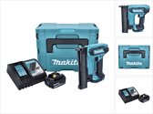 Makita DFN 350 RM1J accu staande spijkermachine 18 V 15 - 35 mm + 1x oplaadbare accu 4.0 Ah + lader + Makpac