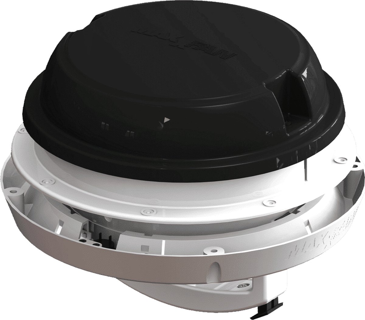 Airxcel Maxxdome LED Black 03810B Ø150