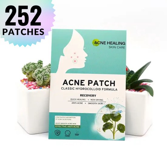 ACNE HEALING - Pimple Patches - Puisten Pleister - Acne Pleister - Puisten verwijderaar - Acne Sticker - Pimple patch - pimple patches - 252 STUKS
