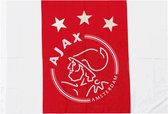 Ajax-vlag wit/rood/wit logo 100x150cm