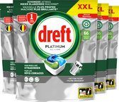 Dreft Platinum All In One - Vaatwastabletten - Original - Voordeelverpakking 4 x 66 Capsules
