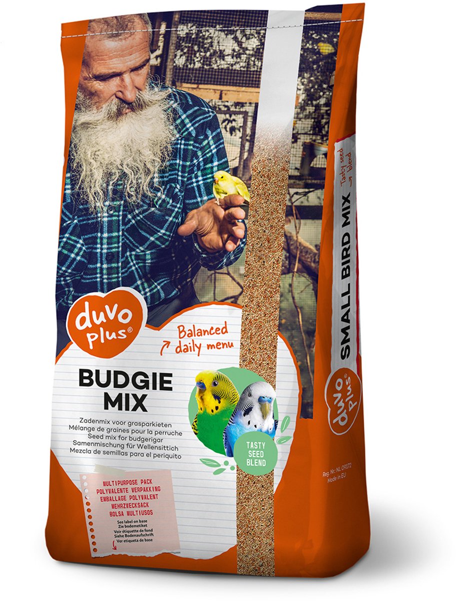 Duvoplus - Vogels - Grasparkiet Mix + Kardy 20kg - 162408
