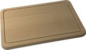 Snijplank met groef - broodplank - 30x20x1,5 cm - beukenhout