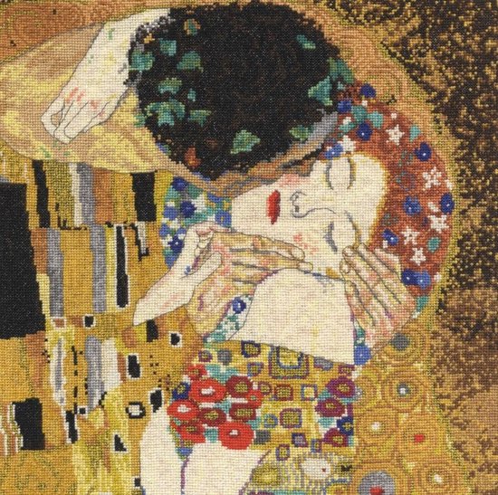 Borduurpakket The Kiss - Museumcollectie - DMC