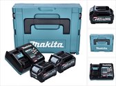 Bol.com Makita 191J81-6 40v XGT Li-ion accu starterset (2x 2.5Ah) + lader in Mbox aanbieding