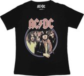 AC/DC - Highway To Hell Circle Dames T-shirt - XL - Zwart