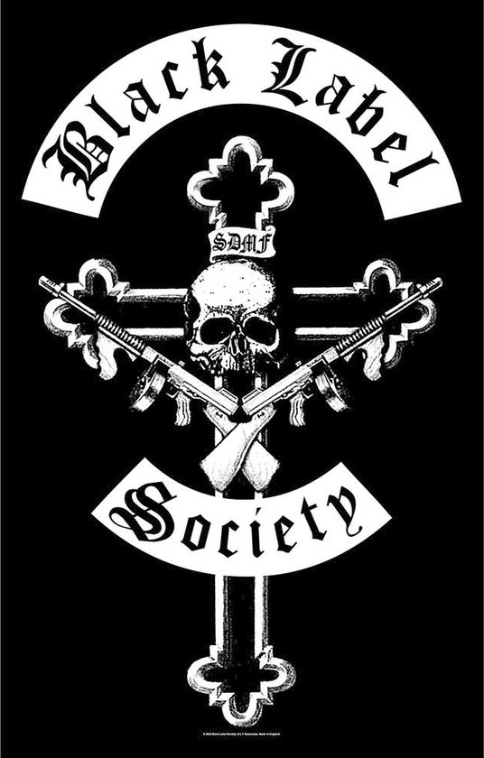 Black Label Society - Mafia Textiel Poster - Zwart