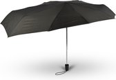 Robuuste Opvouwbare Stormparaplu voor Volwassenen | handmatig en Compact in zwart | Windbestendig tot 80 km/u | 97cm Diameter