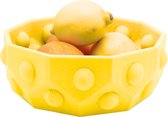 Numana Fruitschaal – Geel – 20cm – Gerecycled Plastic