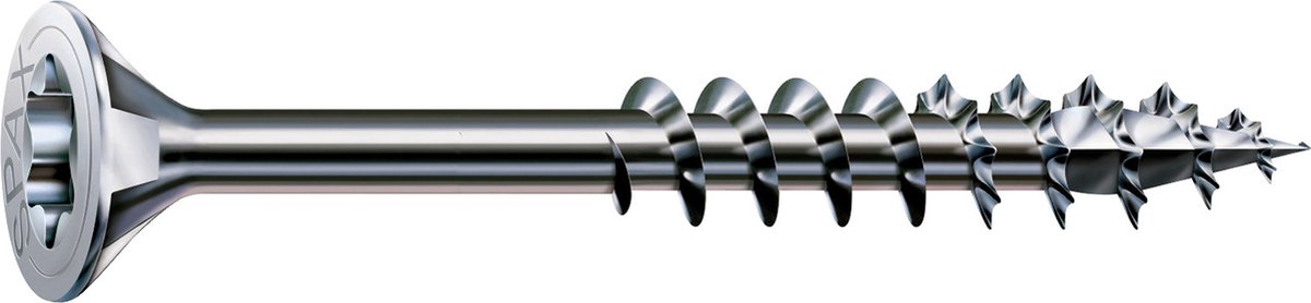 Universele schroef, 3,5 x 30 mm, 360 St, Deeldraad, Verzonken kop, T-STAR plus T20, 4CUT, WIROX - 8000000276675