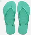 HAVAIANAS SLIM Metallic virtual green