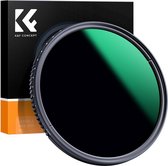 K&F Concept - Variabele ND-filter ND8-2000 (58MM) - Instelbaar Neutrale Dichtheid Filter - Fotografie Accessoire - Lens Filter - Camera Lens - Optisch Glas