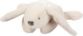 Nattou Konijn - nachtlampen - projector - knuffel - 26 cm - Konijn Beige