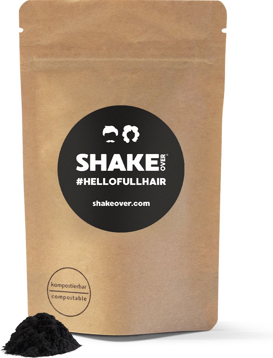 SHAKE OVER ZINC-ENRICHED REFILL HAIR FIBERS BLACK 30g