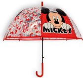 Disney Mickey Mouse Kinderparaplu - Automatische Open - 70 cm Diameter - Veilig & Vrolijk Design - Ideaal voor Disney Fans!