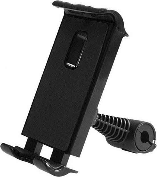 AKLOSIPY Stevige Telefoonhouder Met Stalen Klem – 360° Verstelbaar, Max 9 Cm Breedte – Voor Thuis, Kantoor & Streaming (Zwart)