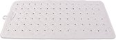 Badmat Wit- 76 x 36 cm - tapis antidérapant - pour bain et douche Tapis de douche antidérapant en caoutchouc - 36x76 cm | Qualité | Blanc | Disponible en 9 couleurs