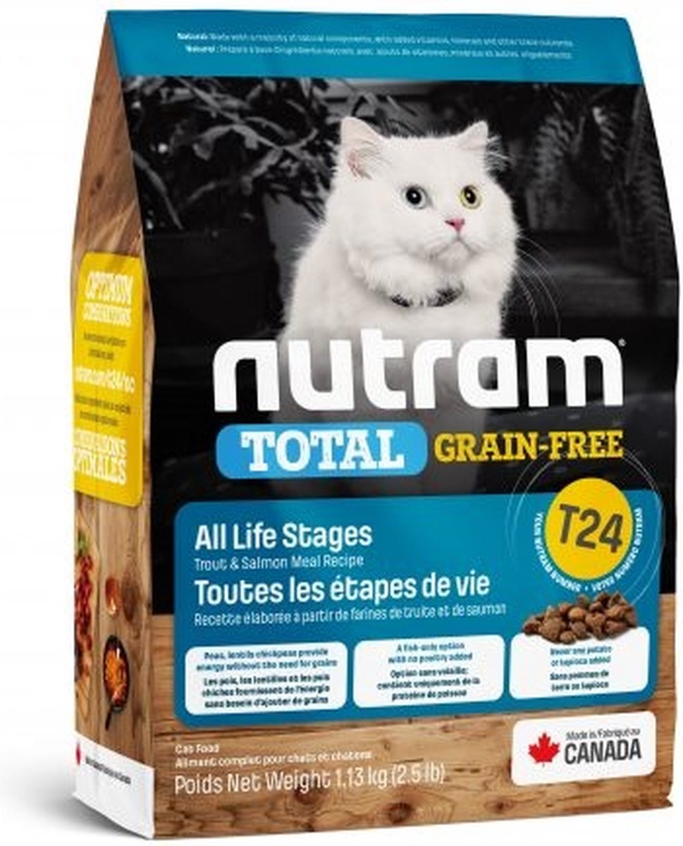 Nutram Nutram Total Grain-Free Zalm en forel T24 1,13 kg