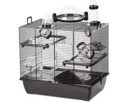 Duvoplus-Hamsterkooi-Black-Rufus-accessoires-50x33x44,5-cm-zwart
