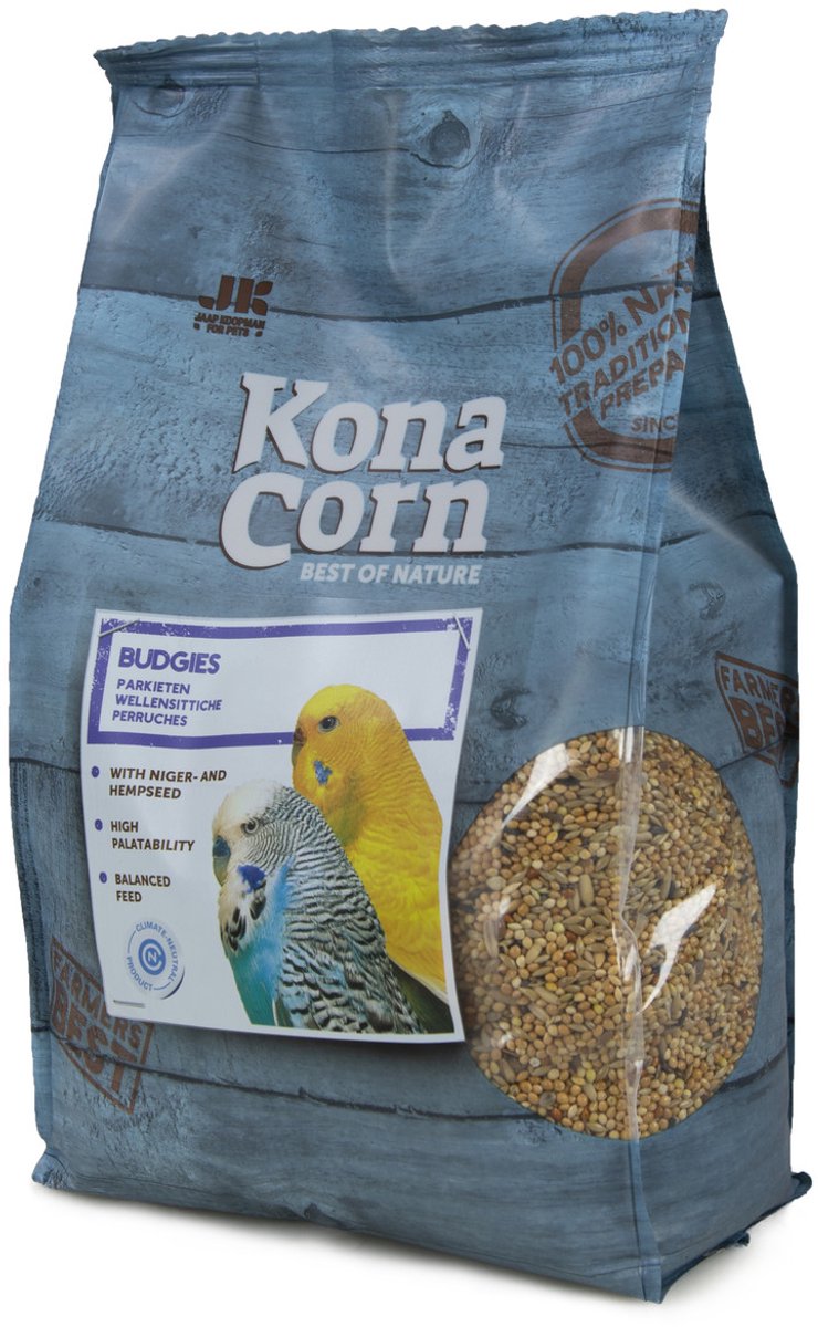 Vogelvoer | Konacorn Grasparkieten | 18 kg