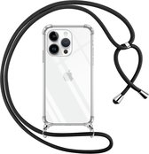 Coque transparente avec cordon - Bumper anti-choc / Siliconen / Back Cover adapté à Apple iPhone 13 Pro Max