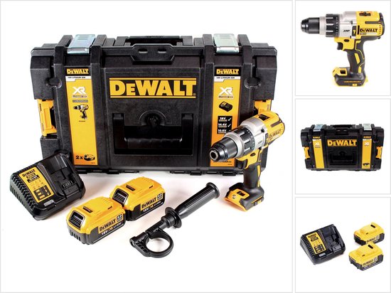 DeWalt DCD 996 M2 accu klopboormachine 18V 95Nm borstelloos + 2x accu 4.0Ah + snellader + stevige doos