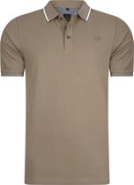 Mario Russo Polo shirt Edward - Polo Shirt Heren - Poloshirts heren - Katoen - XL - Walnoot