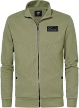 Petrol Industries Gilet Homme Pull Collar Zip M 1040 Swc316 6158 Sage Green Homme Taille - XL