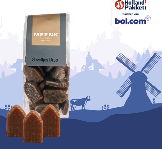 Cadeaupakket - Geschenkpakket - Holland Pakket nr 2 - Pakket met diverse Hollandse lekkernijen en Hollandse cadeautjes - EBM