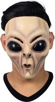 Partychimp Alien Gezichts Masker Halloween Masker voor bij Halloween Kostuum Volwassenen - Latex - One-size