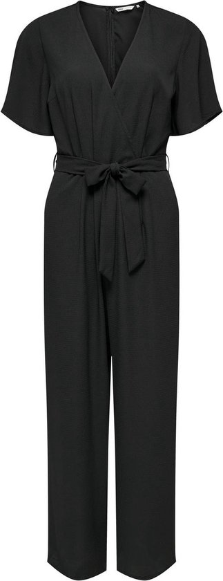 Only Broek Onlhannah Fr S/s Jumpsuit Cs Ptm 15320959 Black Dames Maat - XS