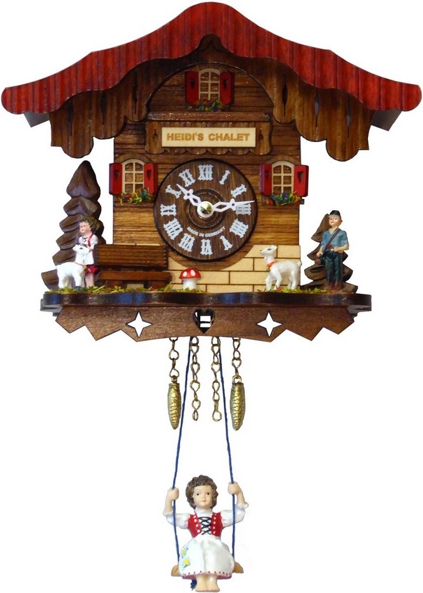 Engstler - 1793 SQ - Wandklok met schommel - Quartz