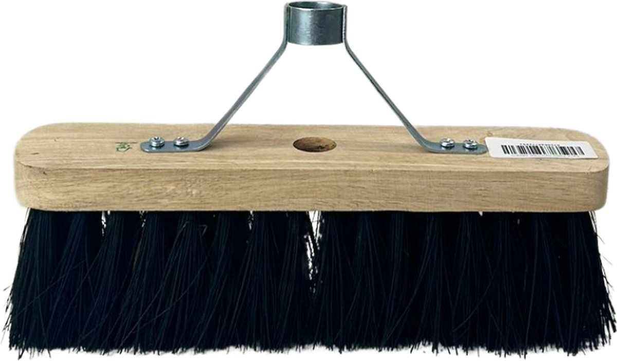 Goedkoopste Synx Tools Colombo Bezem 30cm met steelhouder- bezems - Stadsbezem- Kunstvezel haren - Straatbezem haren - Bezems Buiten - Schrobborstels - Buitenbezem - schoonmaakartikelen - Zonder Steel
