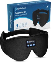 PurelyGoods® Slaapmasker Bluetooth 5.0 Speakers - Slaap Koptelefoon - 100% Verduisterend - Oogmasker slaap - Vrouwen en Mannen - Inclusief Handleiding