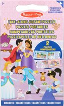 Melissa & Doug Puzzle Magnétique Princess 2x 15 Pièces