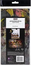 Refonte – Papier de soie de découpage – Encre et dentelle