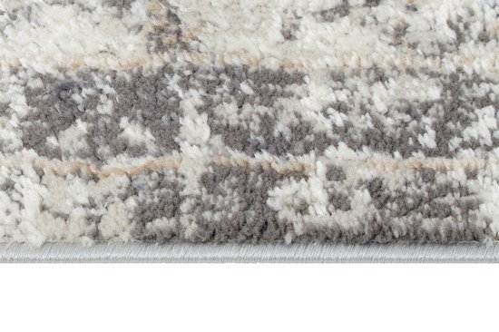 Tapiso Valley Tapis Salon Chambre Gris Clair Cadre Design Moderne Fleurs Durable Vintage Haute Qualité Tapis Taille - 200x300