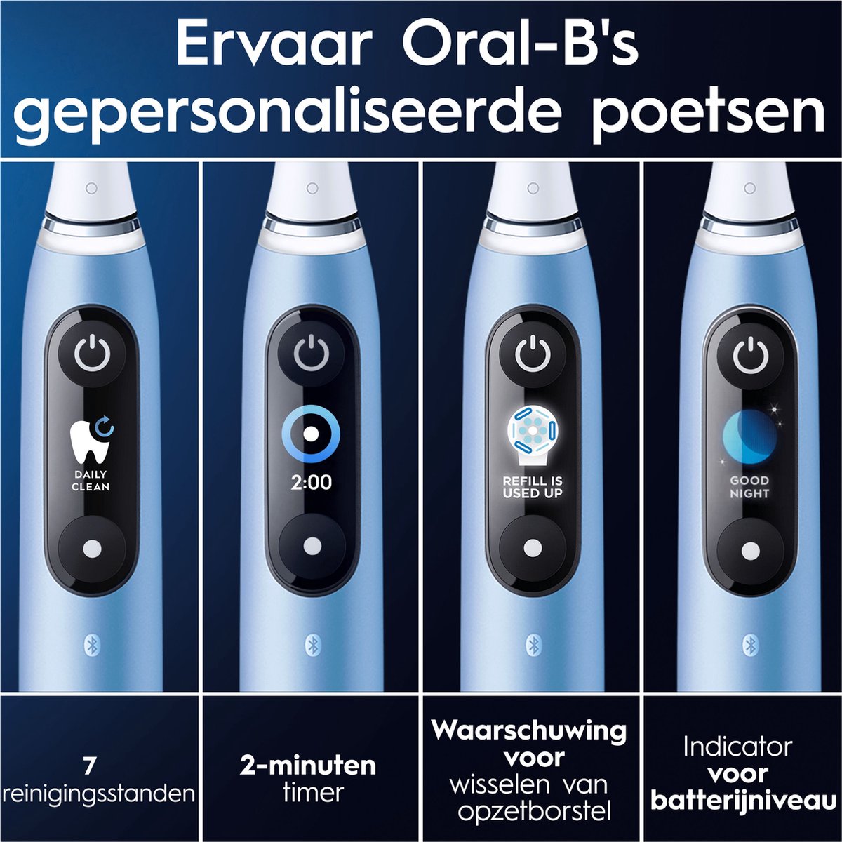 Afbeelding 3 van Oral-B iO 9 Elektrische Tandenborstel - Blauw