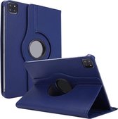 Phreeze Draaibare Tablethoes - Geschikt voor de iPad Pro 11 Inch - 2020 - Hoesje - 360 Graden Draaibare Hoes Cover - Draaibare Standaard - Donker Blauw