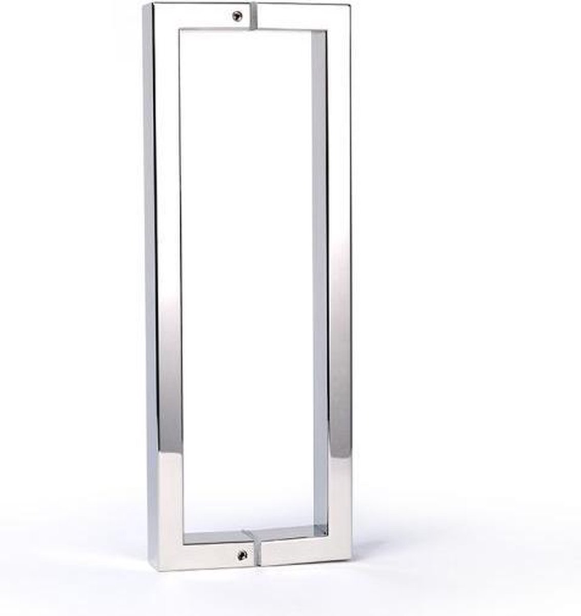 RVS U-deurgreep voor glazen deuren (vierkant)