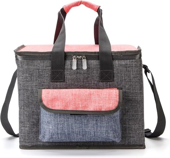 Cooler Bag Grote Geïsoleerde Koeltas - Houdt Drankjes Koel Voor Picknick, Strand Opvouwbare Picknicktas